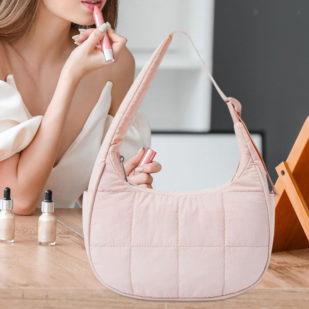 Villeti Crescent Puffer Bag