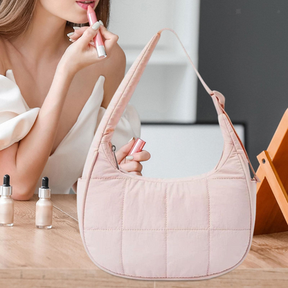 Villeti Crescent Puffer Bag