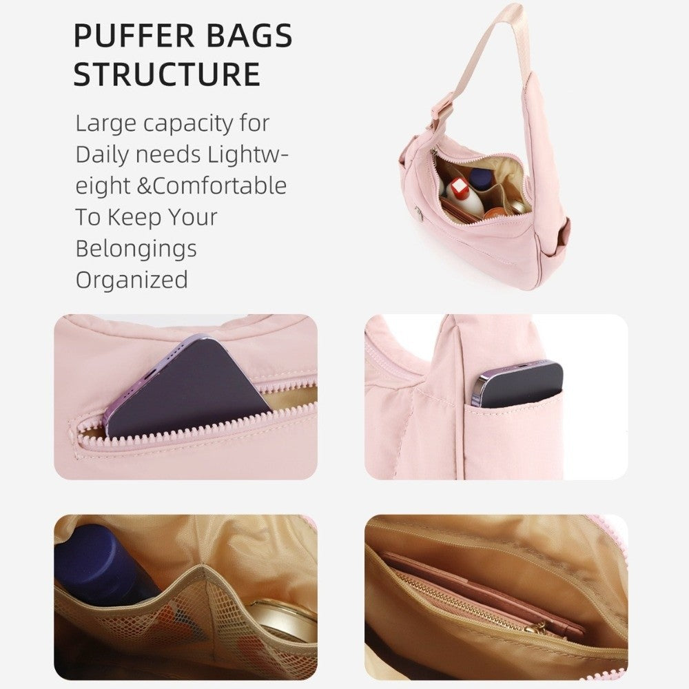 Villeti Crescent Puffer Bag