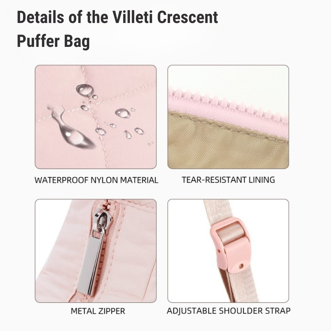 Villeti Crescent Puffer Bag
