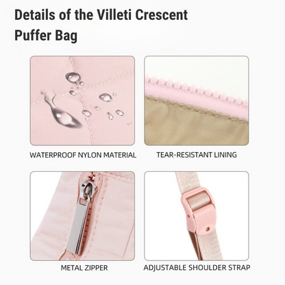 Villeti Crescent Puffer Bag